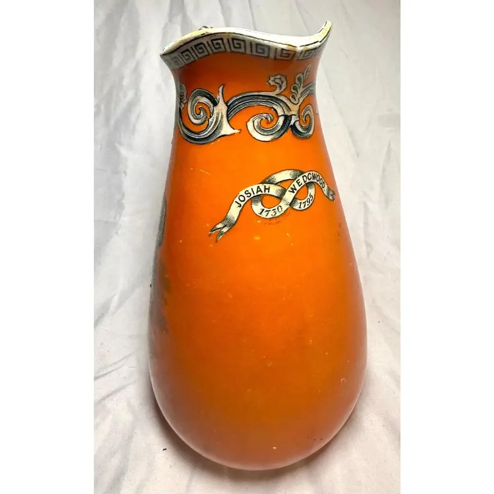 Antique Staffordshire Josiah Wedgwood Commemorative Jug – Prattware, c.1850